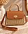 BOLSA PALHA ALÇA MADEIRA - ML26 - Imagem 1
