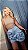 Saia Jeans Flores - Imagem 1