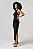 Vestido Longo Costas Abertas Com Fenda - Imagem 3