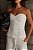 Conjunto Feminino Tomara que Caia Bege - Imagem 2