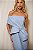 Vestido Ombro Único Azul FruFru Store - Imagem 2