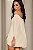 Vestido Ombro a Ombro Plissado Creme - Imagem 6