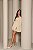 Vestido Ombro a Ombro Plissado Creme - Imagem 3
