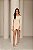Vestido Ombro a Ombro Plissado Creme - Imagem 5