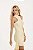 Vestido Justo Franzido Off White - Imagem 5
