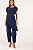 Conjunto Feminino Azul Marinho Elegante - Imagem 3