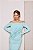 Vestido Longo Azul com Ombro a Ombro - Imagem 2