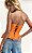 Corset Feminino Laranja Ajustado FruFru Store - Imagem 2