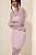 Vestido Midi Tule Rosa Elegante - Imagem 4