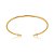 Bracelete Flecha Banhado a Ouro Amarelo 18k - Imagem 1