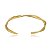Bracelete Trançado banhado a Ouro Amarelo 18k - Imagem 1