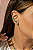 Brinco Earcuff Esmeralda e Zircônia - Imagem 2