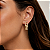 Brinco Elos Inspiração Tiffany Banhado no Ouro Amarelo - Imagem 1