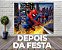 Painel decoração TNT GIGANTE 1,40m festa Homem Aranha - Imagem 5