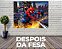 Painel decoração TNT GIGANTE 1,40m festa Homem Aranha - Imagem 4