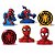 Kit festa Decoração aniversário Homem Aranha 39pçs EVA - Imagem 8