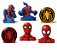 Kit festa Decoração aniversário Homem Aranha 39pçs EVA - Imagem 7