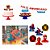 Kit festa Decoração aniversário Homem Aranha 39pçs EVA - Imagem 3