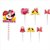 Kit festa Decoração para aniversário Minnie 39pçs Fácil EVA - Imagem 4