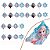 Kit festa Decoração aniversário Frozen 39pçs / Fácil em EVA - Imagem 6