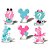 kit festa decoração Chá Revelação Mickey E Minnie 39pç EVA - Imagem 7