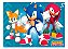 Kit festa decoração aniversário Sonic 39pçs completa em EVA - Imagem 2