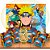 Kit festa completo 42 pçs Decoração festa Naruto 3 anos - Imagem 1
