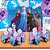 Kit festa decoração Frozen 34 pçs prontas para decorar - Imagem 1