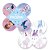 Kit festa completo 84 pçs Decoração Frozen aniversário - Imagem 9