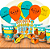 Kit festa Rei Leão 117 pçs decoração aniversário completa - Imagem 19