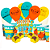 Kit festa Rei Leão 117 pçs decoração aniversário completa - Imagem 4