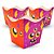 kit 10 Cachepo Papel cartonado Decoração Monstros festa - Imagem 1