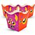 kit 10 Cachepo Papel cartonado Decoração Monstros festa - Imagem 3