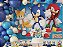 Decoração festa Sonic Painel TNT GIGANTE 1,40m aniversário - Imagem 8
