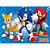 Decoração festa Sonic Painel TNT GIGANTE 1,40m aniversário - Imagem 13