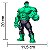 Decoração festa Hulk Centro de mesa GIGANTE EVA 20cm - Imagem 8