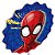 12 Topper tags para doces Homem Aranha decoração festa EVA - Imagem 2