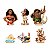 Decoração Display De mesa Moana 6 uni festa completa - Imagem 1