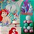 Topo de bolo princesa Ariel topper decoração festa aniversár - Imagem 6