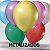 25 bexigas balões nº 9 Metalizadas Decoração festa mais cor - Imagem 2