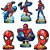 Decoração festa Homem Aranha Display de mesa - 6 Unidades - Imagem 3