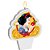 Vela Branca de neve Decoração Festa topo aniversário - Imagem 2