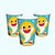 8 copos decoração Baby Shark festa aniversário - Imagem 4