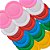10 Pratos descartáveis 15cm color decoração festa - Imagem 9