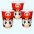 8 copos decoração Super Mario festa aniversário - Imagem 5