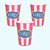 8 Copos decoração Circo Rosa festa 240ml - Imagem 4