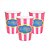 8 Copos decoração Circo Rosa festa 240ml - Imagem 3