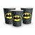 8 Lembrancinha copos festa Batman decoração aniversário - Imagem 2