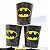 8 Lembrancinha copos festa Batman decoração aniversário - Imagem 4