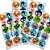 30 Adesivos Dragon ball redondo decoração festa - Imagem 2